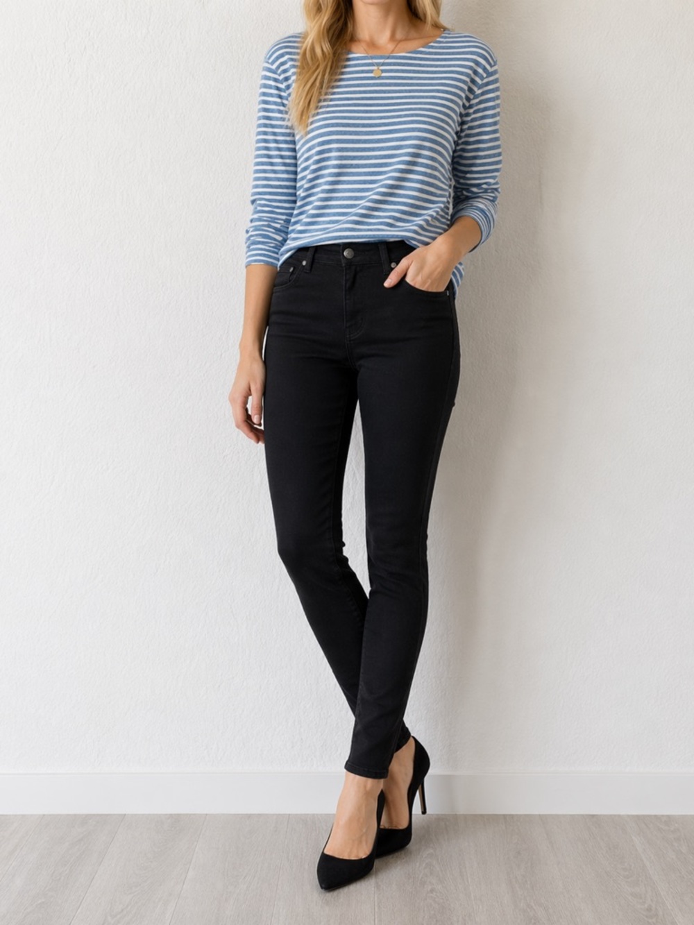 PAIGE Skyline Skinny Women’s Jeans 28 Dark Wash Transcend Mid Rise